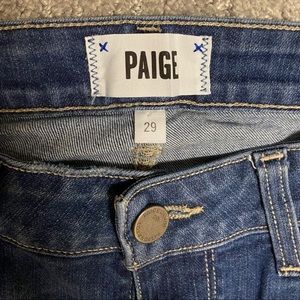 PAIGE Size 29 Distressed Verdugo Ankle Jeans